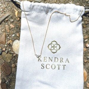 Kendra Scott 14k Gold Diamond Heart Necklace